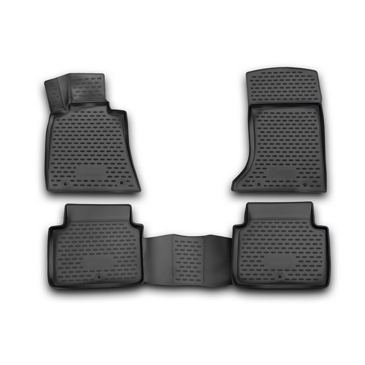 Hyundai Genesis Floor Mats - Omac - Rubber TPE - Black - '15-'16